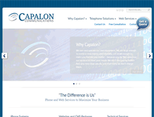 Tablet Screenshot of capalon.com